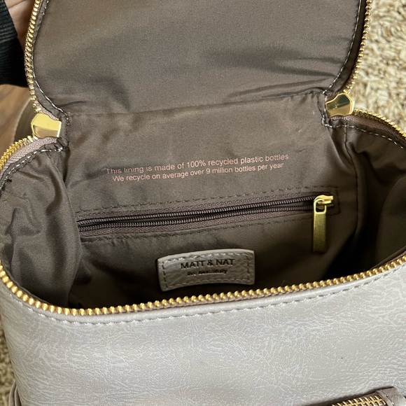 Matt & Nat Brave Mini Backpack lavender brand new - Picture 7 of 10